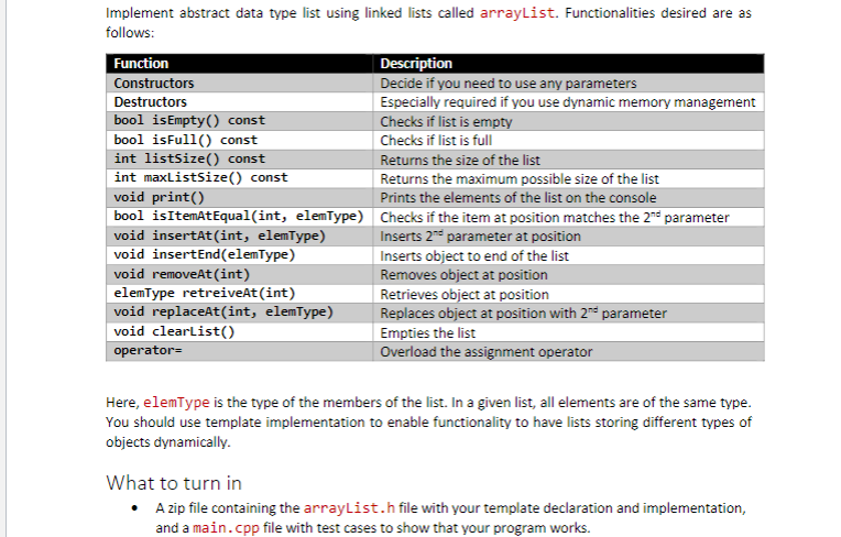 Solved C++ i have attached what the functions are supposed | Chegg.com