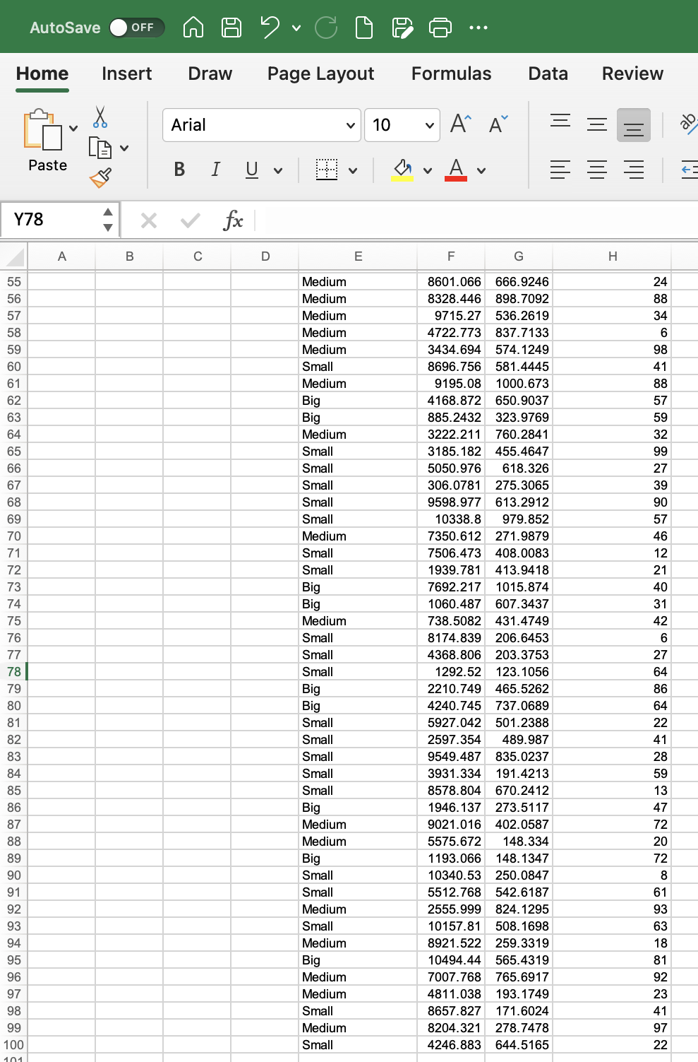 Make a pivot table showing each segments revenue and | Chegg.com