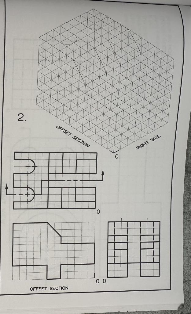Solved Sketch the indicated SECTION and the ISOMETRIC view | Chegg.com