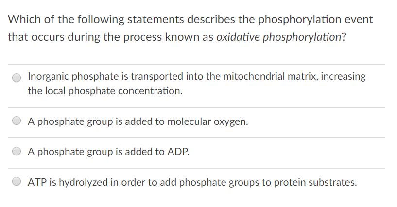 Solved: Which Of The Following Normally Occurs Regardless | Chegg.com