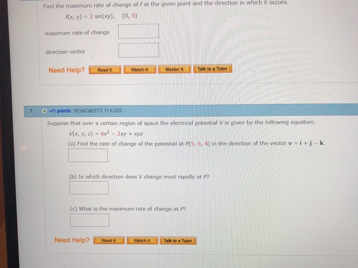 Solved find the maximum rate of change of f at the given chegg