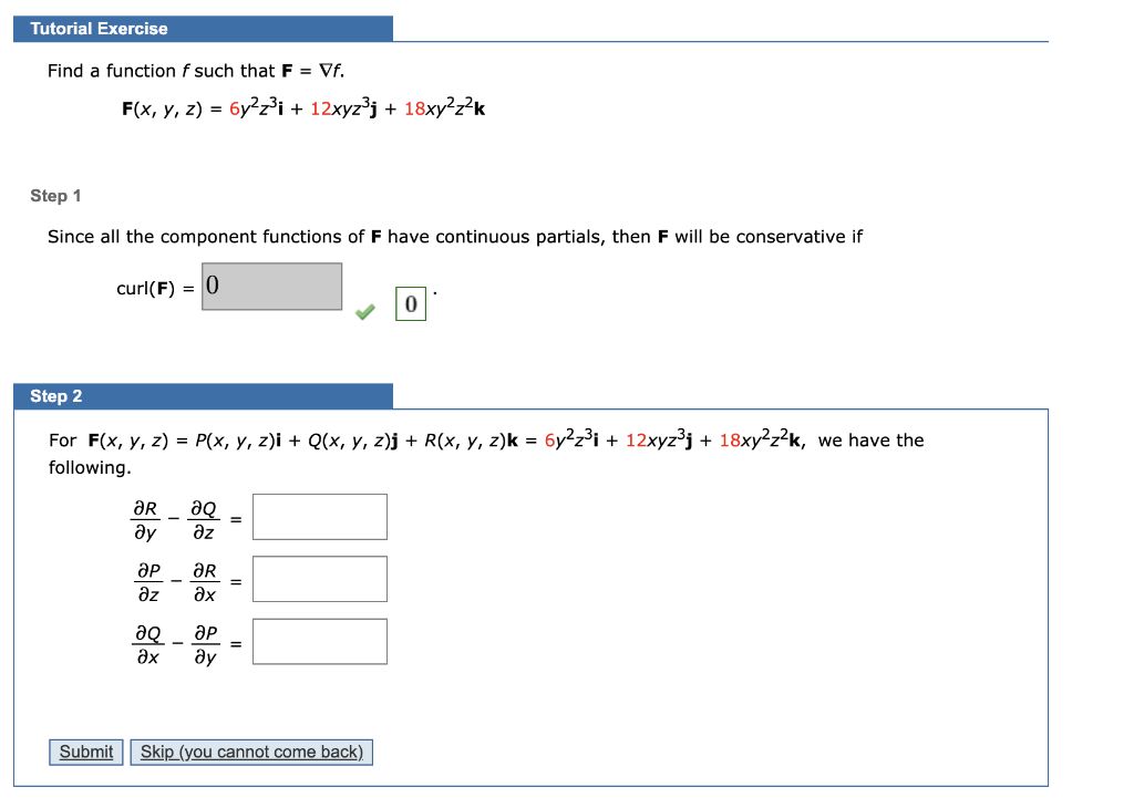 Solved Tutorial Exercise Find A Function F Such That F Chegg Com