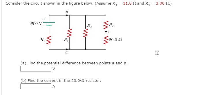 Solved Consider the circuit shown in the figure below where