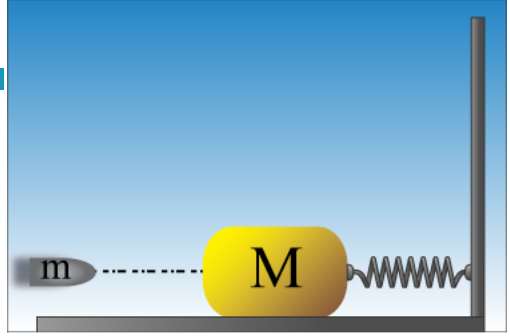 Solved A Massless Spring With Force Constant K 187 Chegg Com