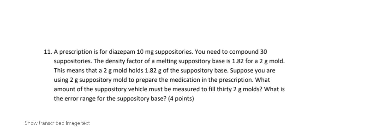 Diazepam 10mg Suppository