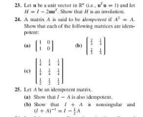 Solved 23 Let Us Be A Unit Vector In R Ie U 1 And Chegg Com