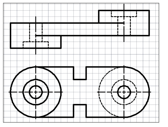 Solved Create the drawing shown below and create hole | Chegg.com