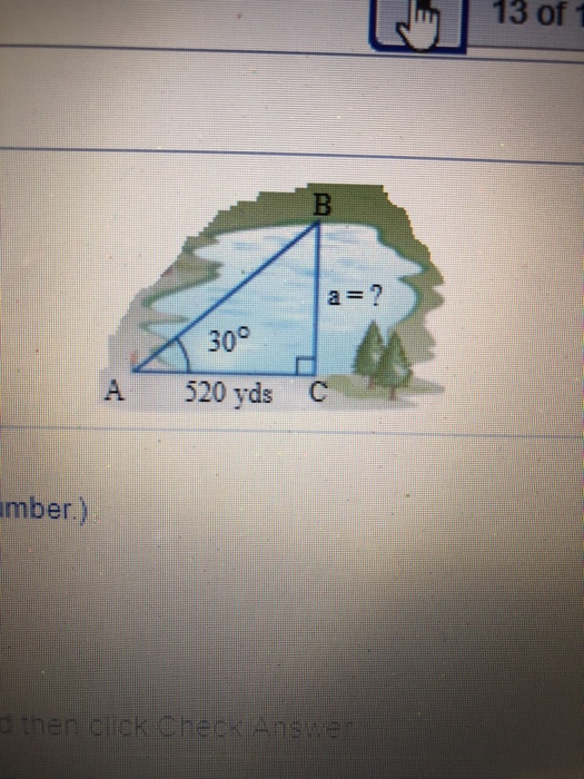 Solved To Find The Distance Across A Lake A Surveyor Took Chegg