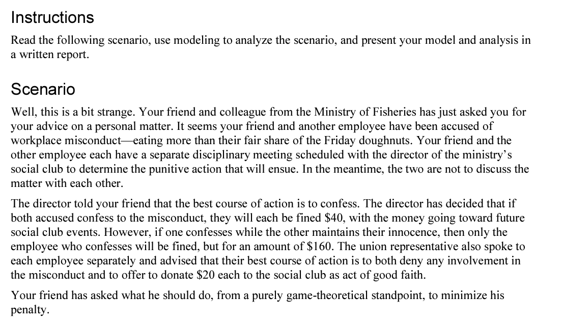 Mathematical Modeling Question Construct a Model and