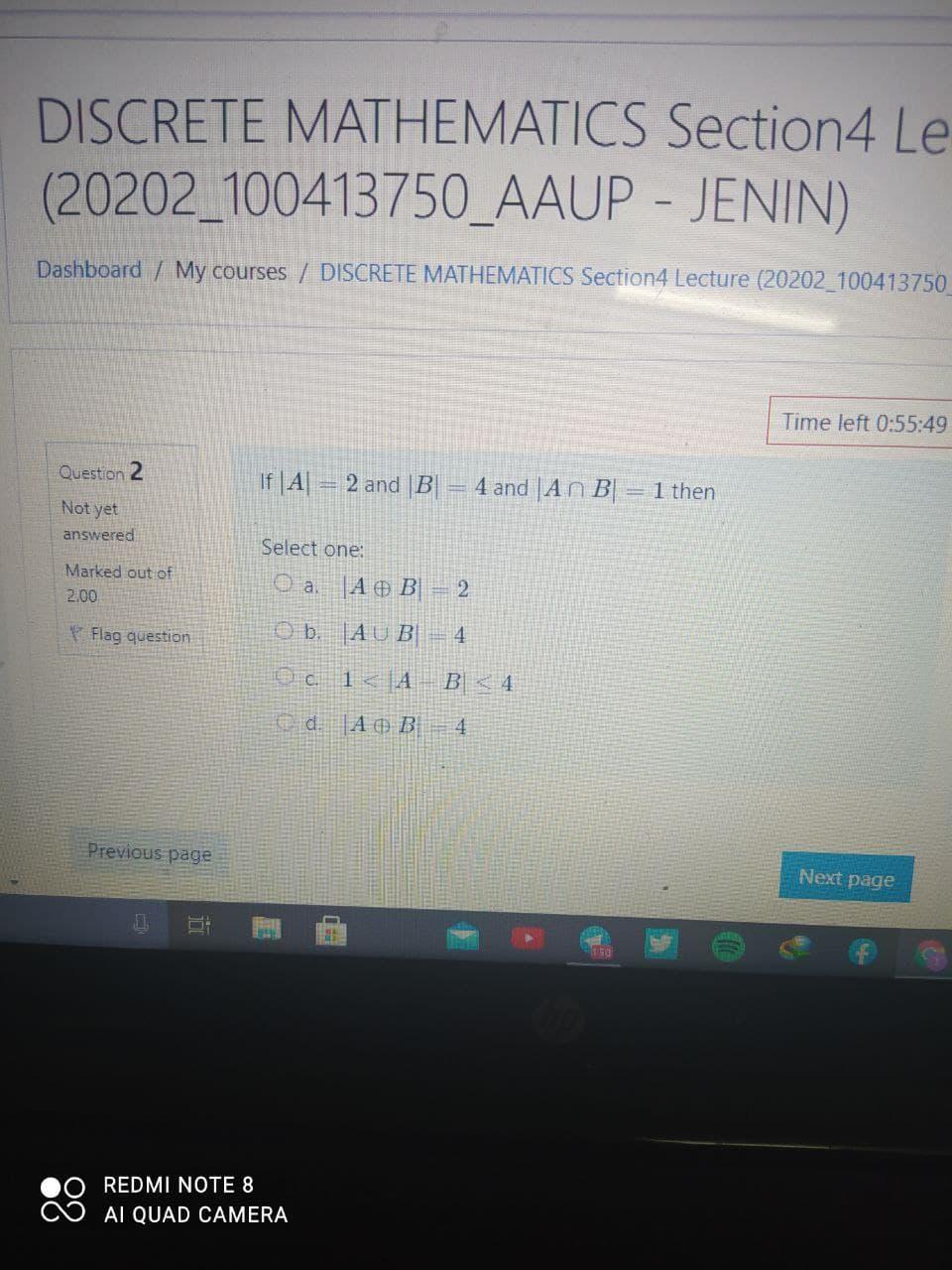 Solved DISCRETE MATHEMATICS Section4 Lec | Chegg.com