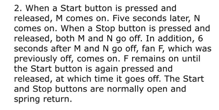 Solved 2. When a Start button is pressed and released, M | Chegg.com