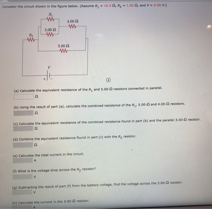 Solved Consider The Circuit Shown In The Figure Below. | Chegg.com