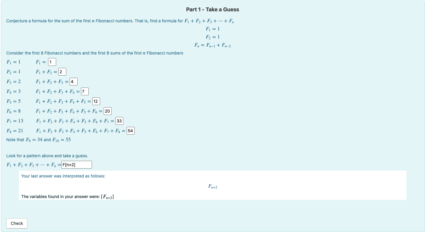 Solved I already answered part one, but I'm having | Chegg.com