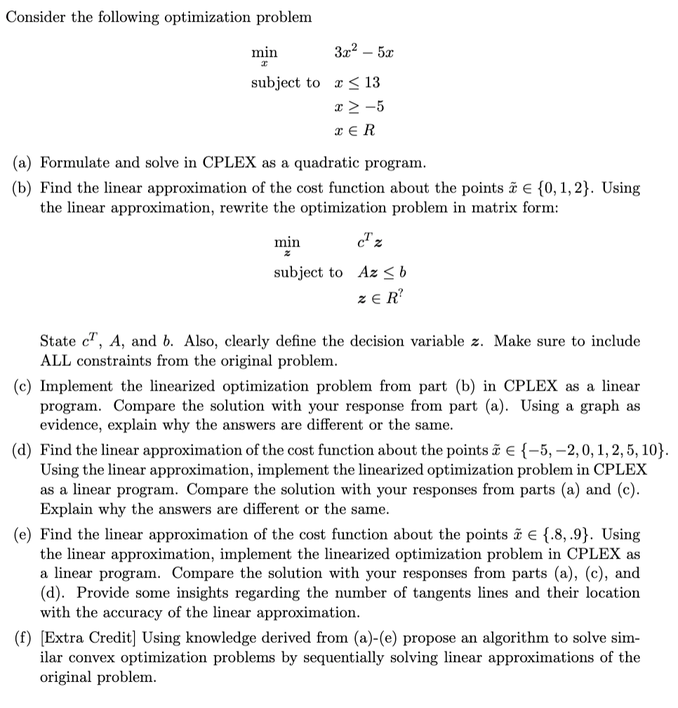 Consider the following optimization problem min 3.02 | Chegg.com