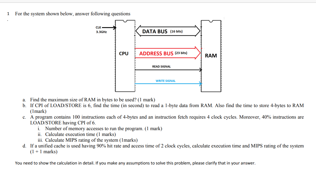 Solved Subject - Computer Organization and Architecture | Chegg.com