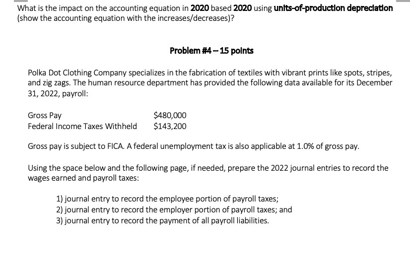 Solved What is the impact on the accounting equation in \\( | Chegg.com