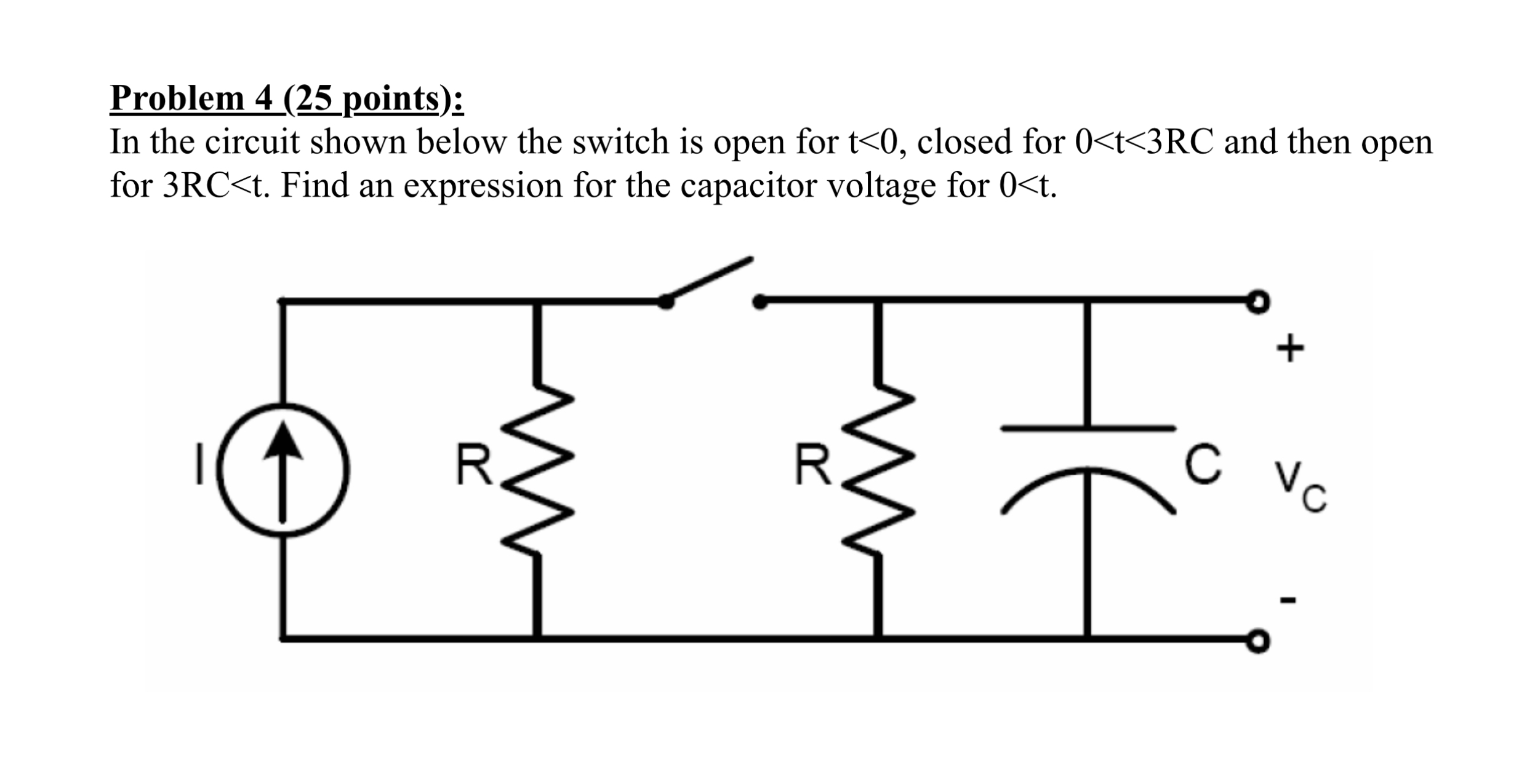 Solved Problem 4 25 ﻿points In The Circuit Shown Below The