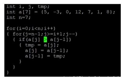 Solved Give Array After I 0 J 5 After I 1 J 4 After I 5 Chegg Com