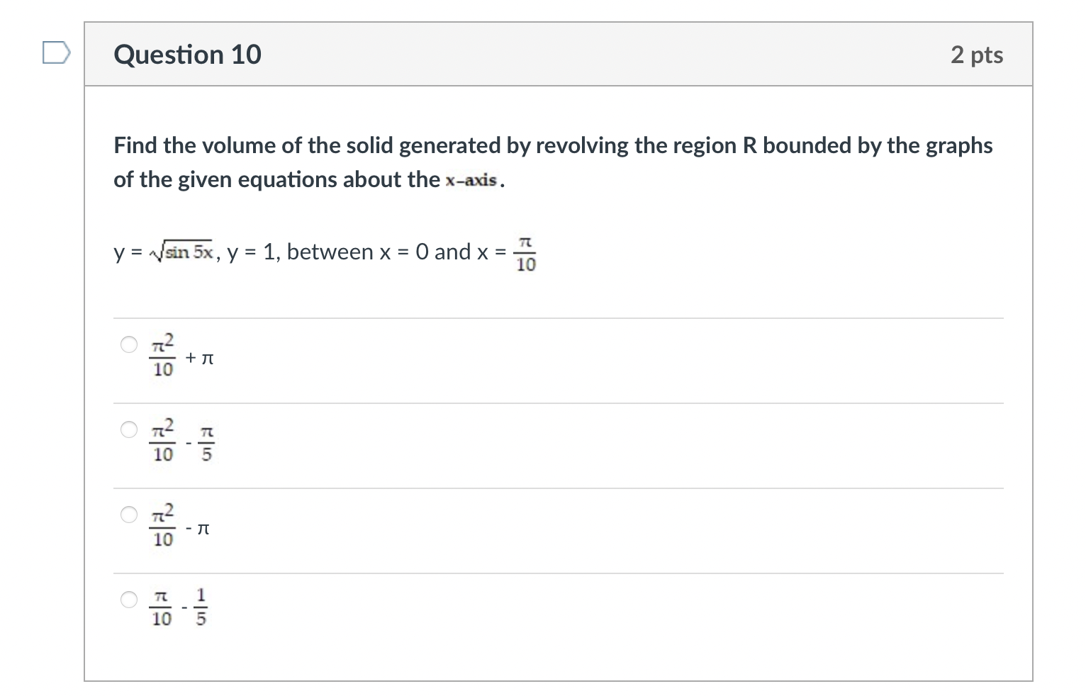 Solved Question 9 2 pts Solve the problem. Find the area of | Chegg.com