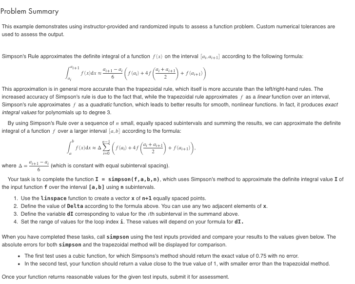 Problem Summary This example demonstrates using | Chegg.com