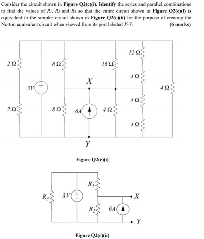 Solved Consider the circuit shown in Figure Q2()(i). | Chegg.com