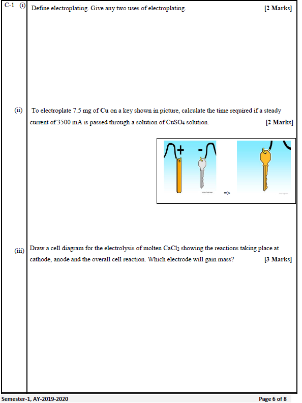 Two uses of clearance electroplating