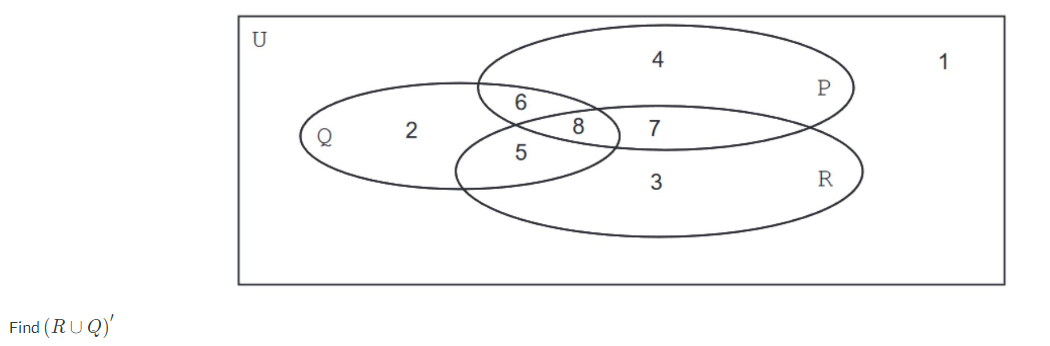 Solved Find (R∪Q)′ | Chegg.com