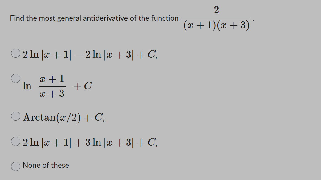 antiderivative of ln(x^3 1)