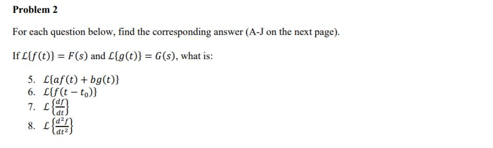 Solved Problem 2 For each question below, find the | Chegg.com