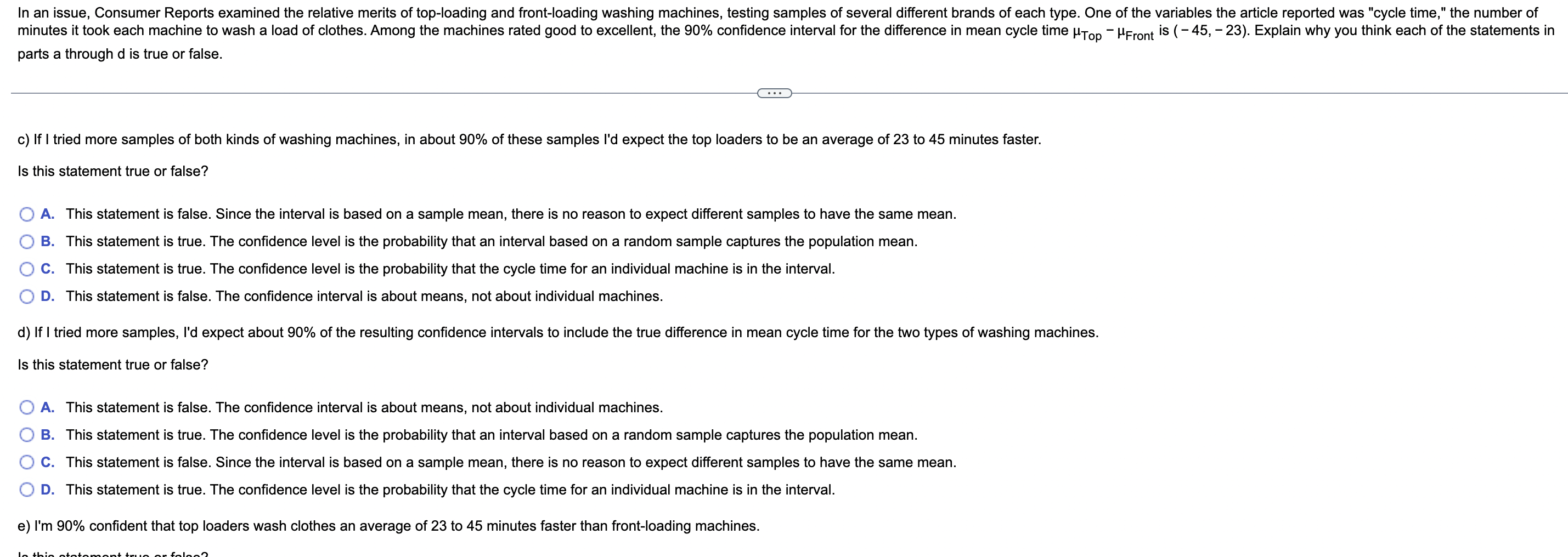 consumer reports washing machine issue