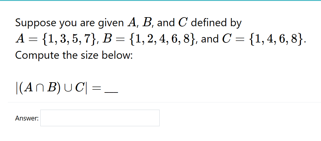 Solved Suppose You Are Given A,B And C Defined By | Chegg.com