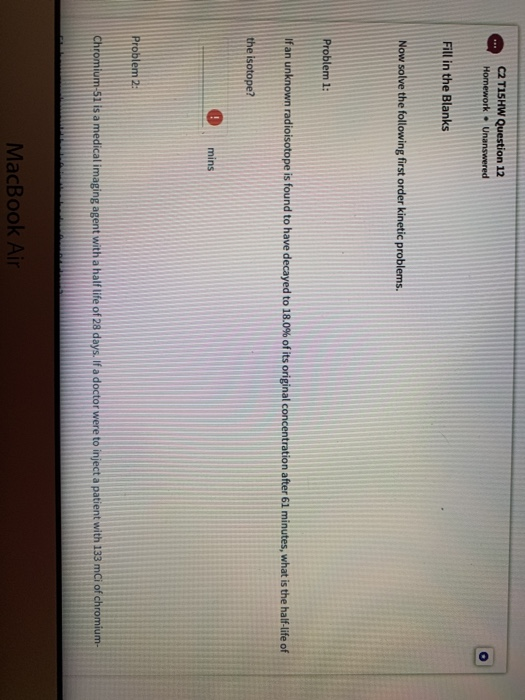 Solved C2 T15HW Question 12 Fill in the Blanks Now solve the | Chegg.com