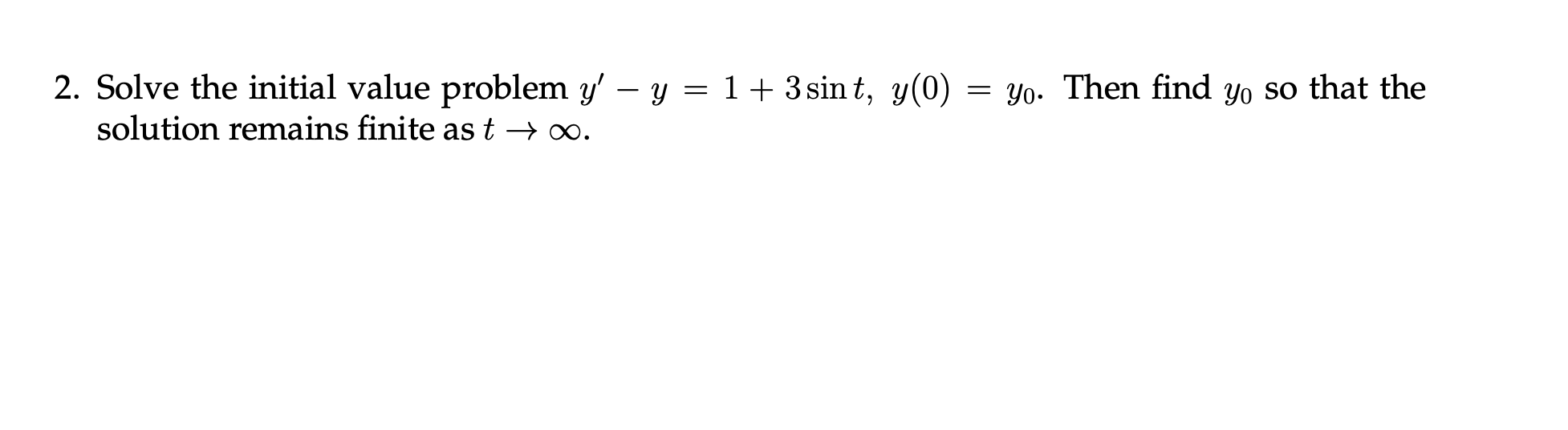 Solved 5. Solve the following initial value problems (a) (5 | Chegg.com