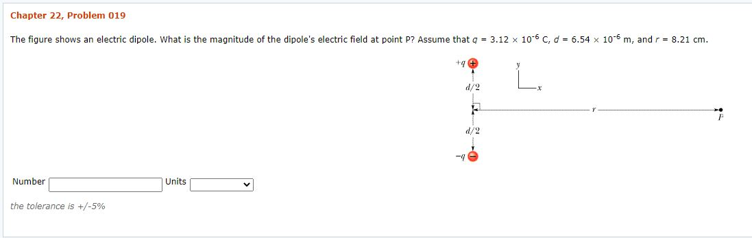 Solved Chapter 22, Problem 019 The figure shows an electric | Chegg.com