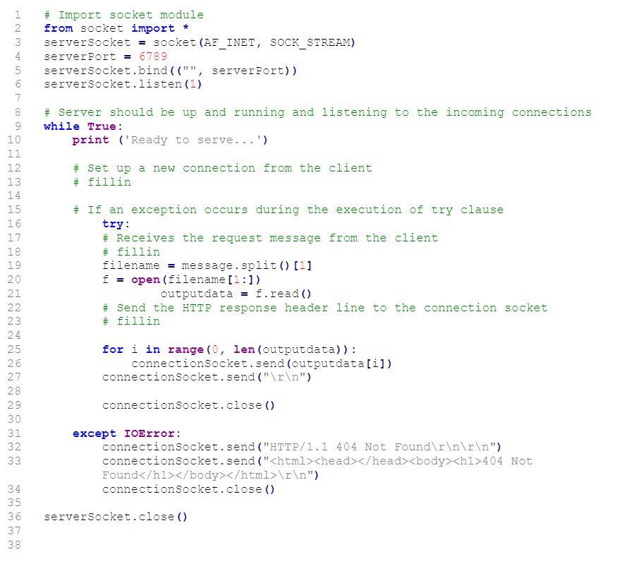 Solved Three lines of code, lines numbered 13, 18, and 23 | Chegg.com
