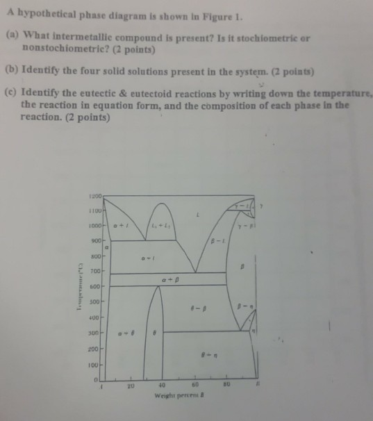 Solved A hypothetical phase diagram is shown in Figure 1. | Chegg.com