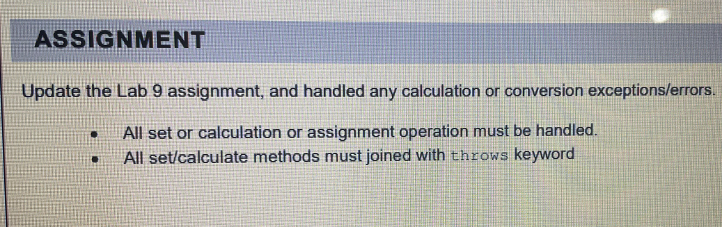 Solved [ and here is lab 9 ASSIGNMENT solution that i want | Chegg.com
