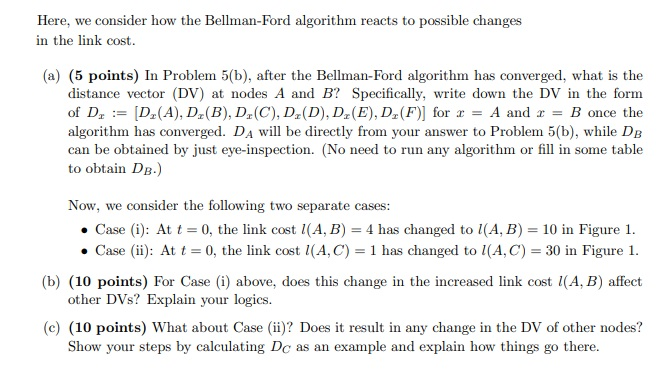 Here, We Consider How The Bellman-Ford Algorithm | Chegg.com