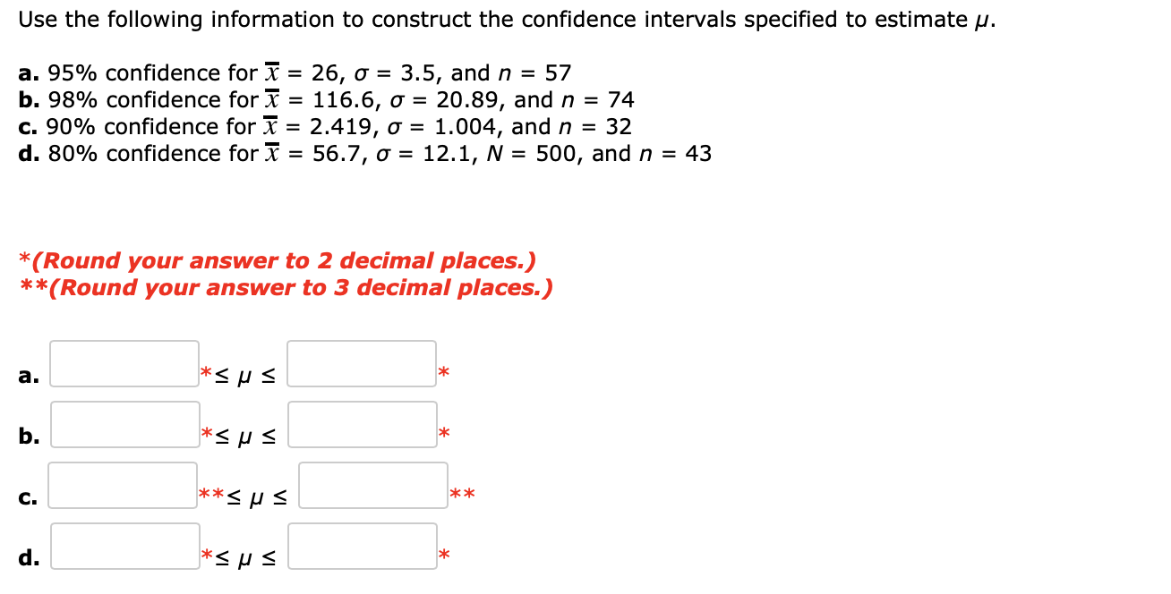 Solved Use the following information to construct the | Chegg.com