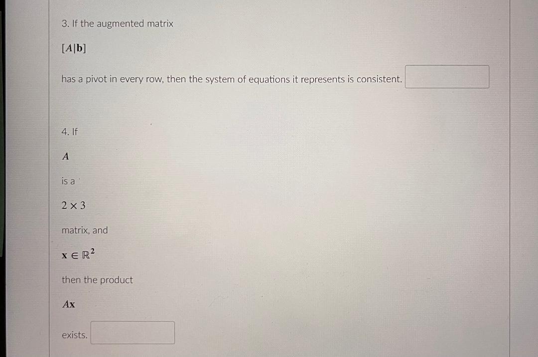 Solved Determine whether each of the following statements is | Chegg.com