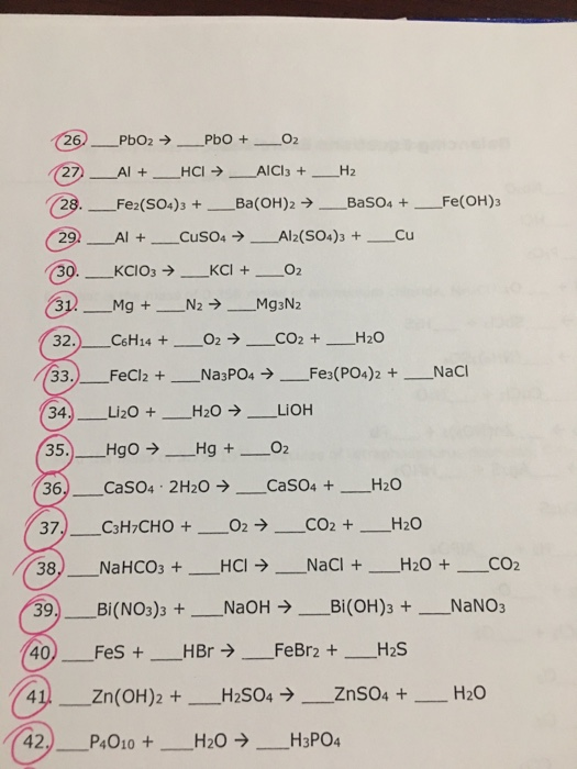 Solved 29) Al +--CuSO4 → Al2(SO4)3 + Cu 34. Li2o+ | Chegg.com