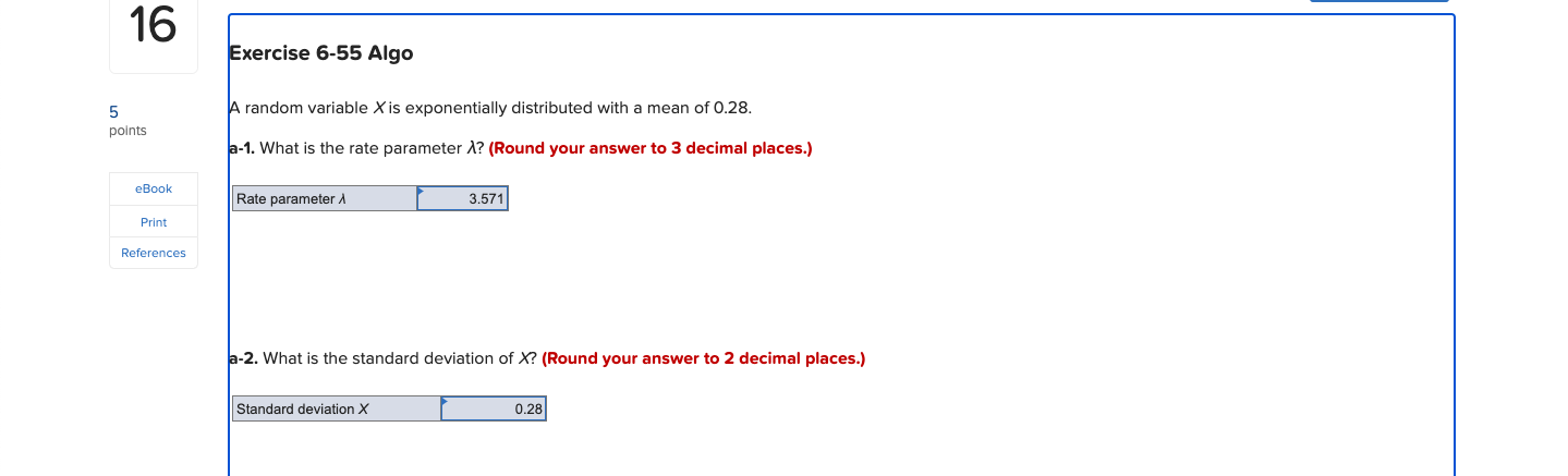 Solved A random variable X is exponentially distributed with | Chegg.com