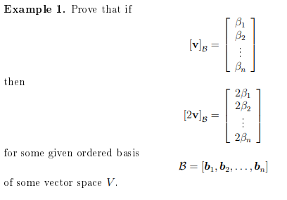 Solved Definition. If B = [b1,b2, ..., Bn] Is An Ordered | Chegg.com