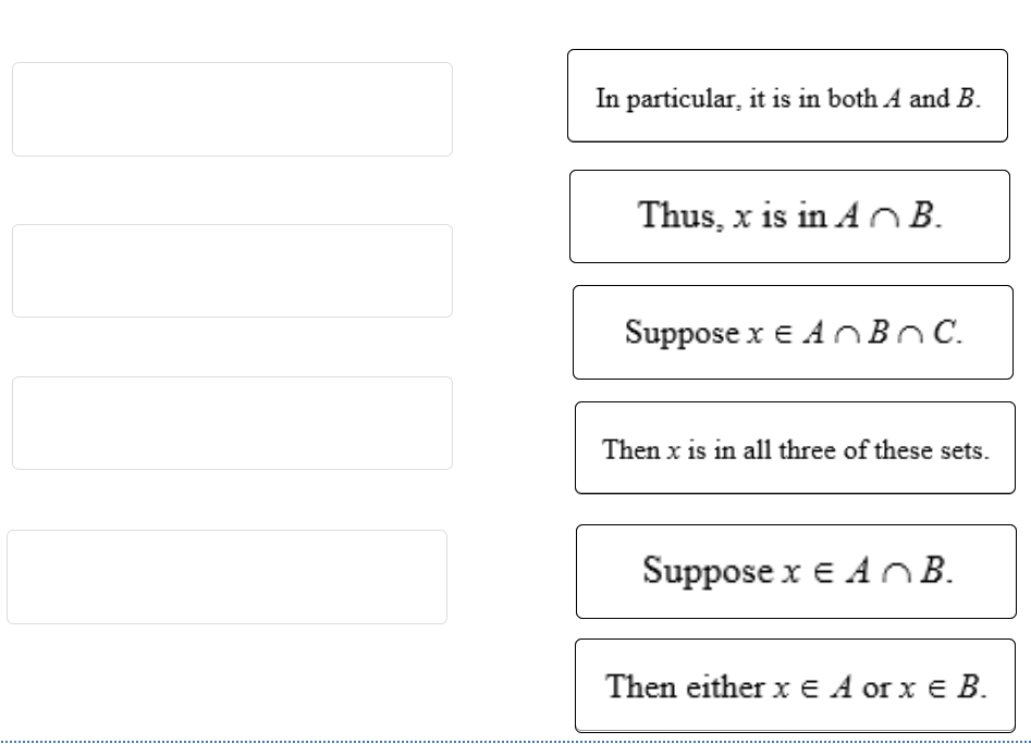 Solved Click And Drag The Given Steps To Their Corresponding | Chegg.com