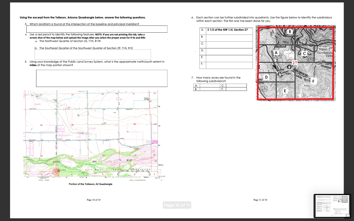Solved Part 4 Map Measurements Fractional Scale Now, let's