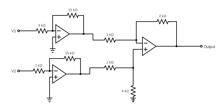 Solved OPAMP values: Vcc=24V, Ri=∞, Ro=0, Avo=∞ Find the | Chegg.com