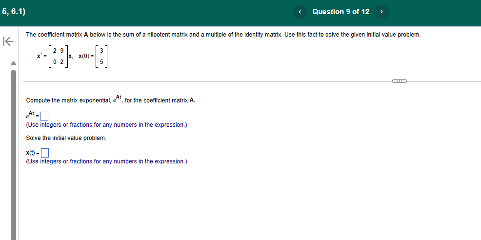 solved-the-coefficient-matrix-a-below-is-the-sum-of-a-chegg