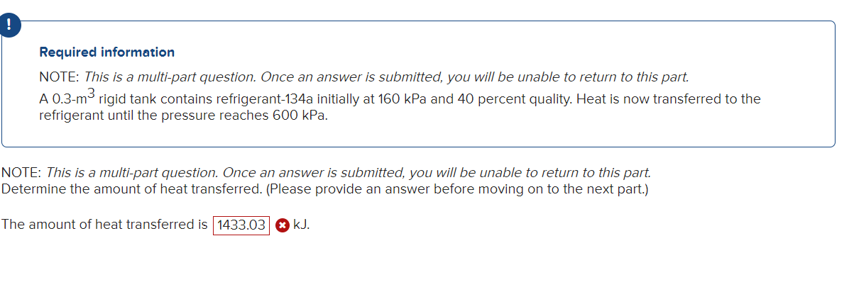 Solved Required information NOTE: This is a multi-part | Chegg.com