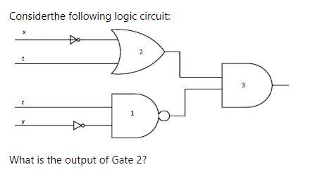 Solved Considerthe following logic circuit: X 2 D Do 1 2 | Chegg.com