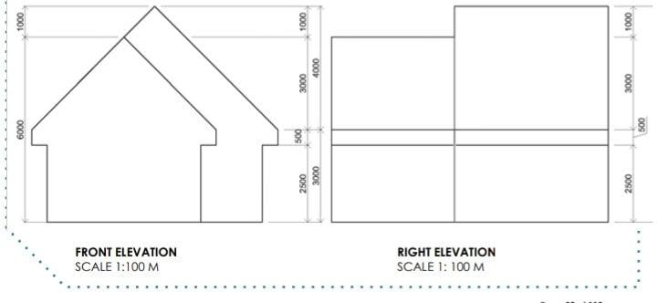 CONSTRUCT THE TWO-POINT PERSPECTIVE AND | Chegg.com